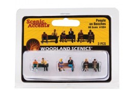 People On Benches HO Scale 
